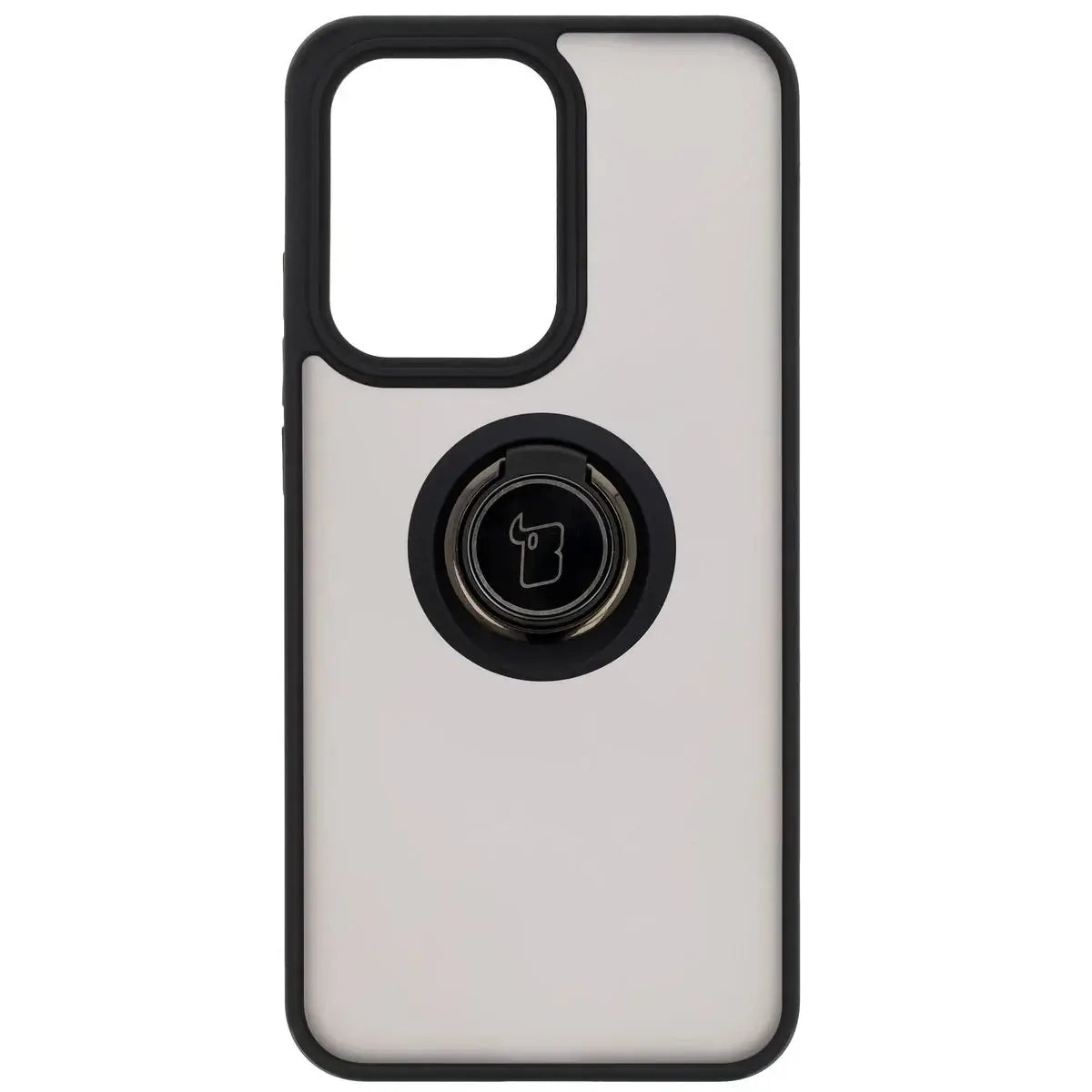 Handyhülle mit Fingergriff für Oppo Reno13 Pro, Bizon Case Hybrid Ring, getönt mit schwarzem Rahmen
