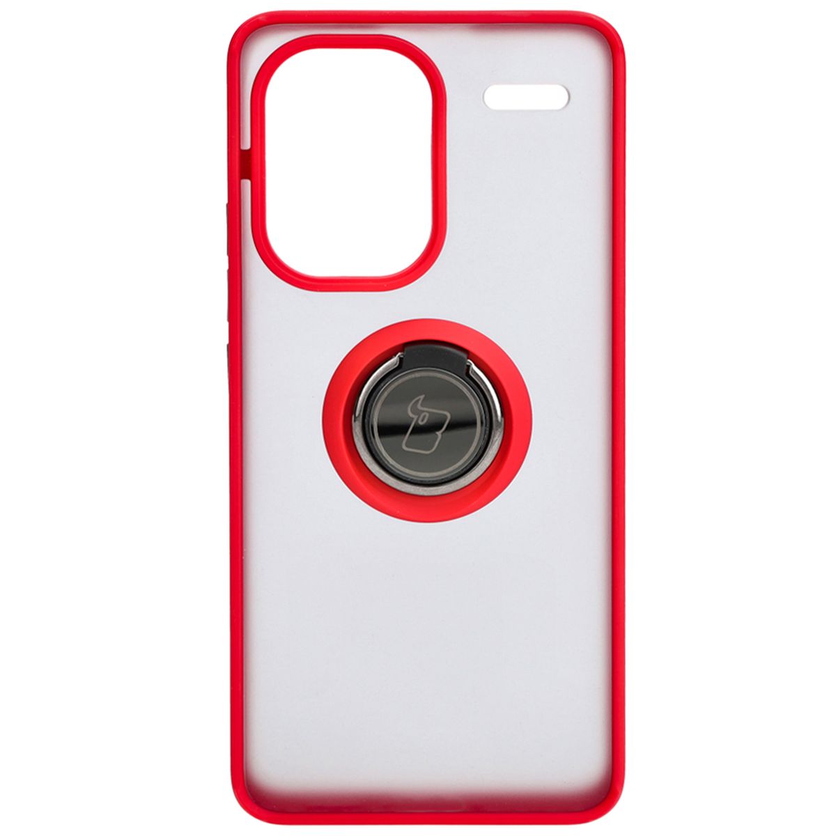 Schutzhülle für Xiaomi Redmi Note 13 Pro+ 5G, Bizon Case Hybrid Ring, Rot