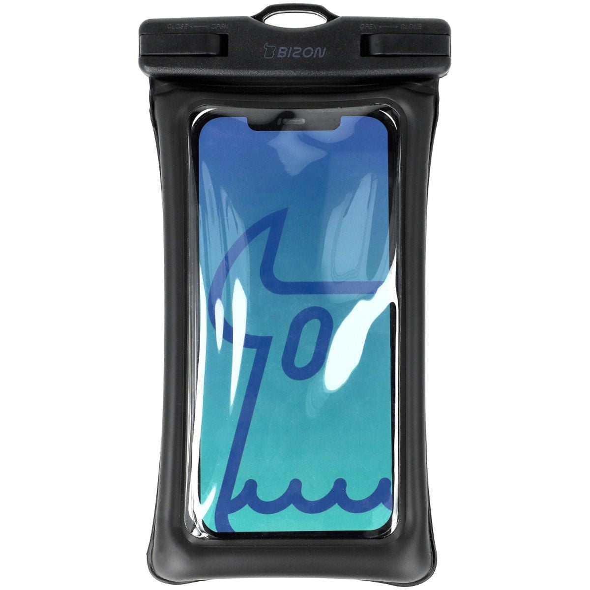 Wasserdichte Handyhülle Bizon Case Hydrofloat, Schwarz