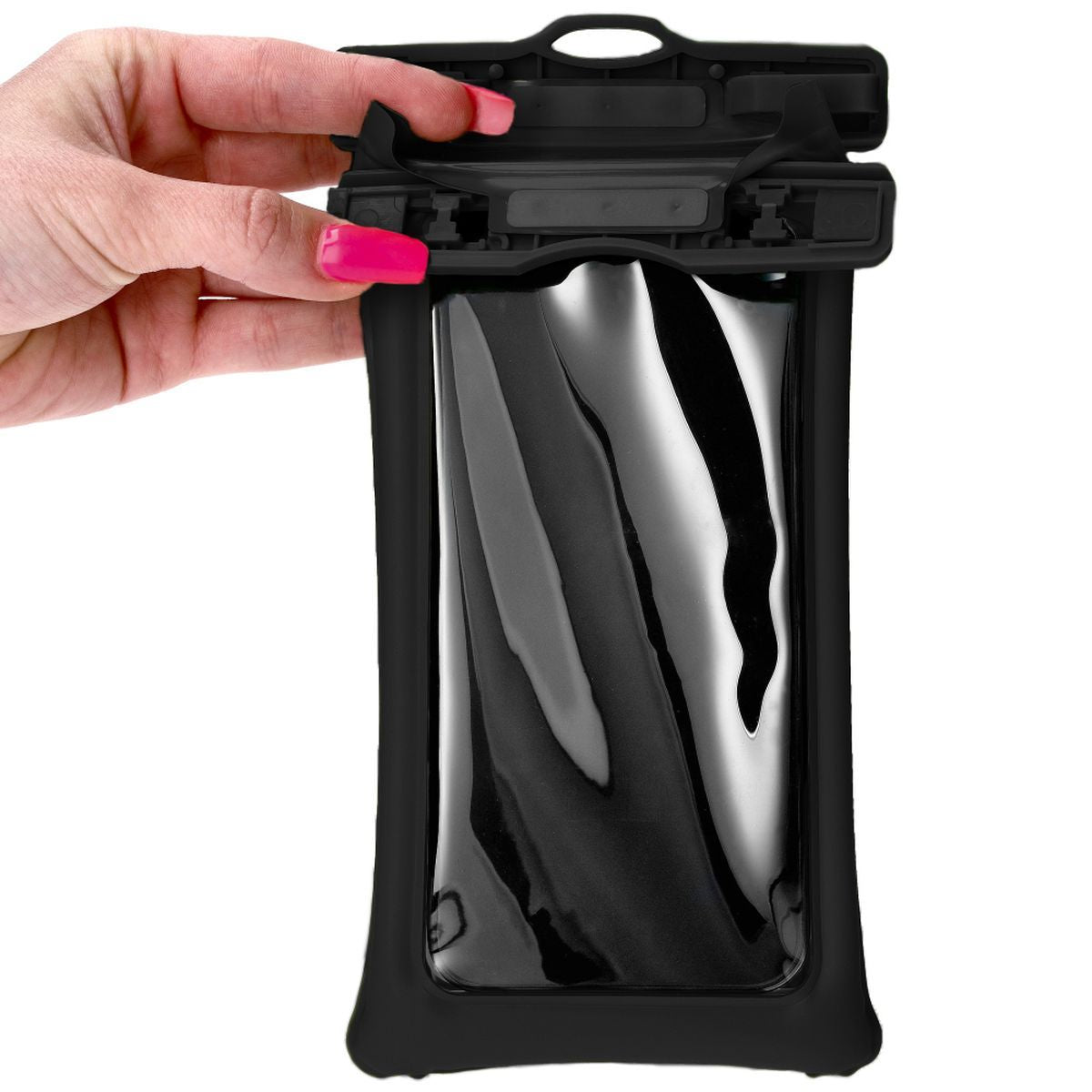 Wasserdichte Handyhülle Bizon Case Hydrofloat, Schwarz