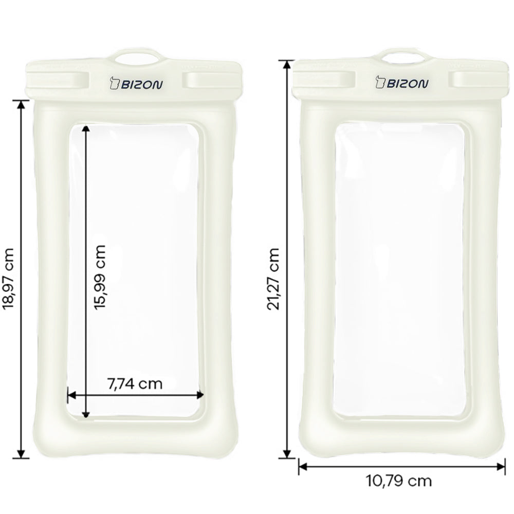 Wasserdichte Handyhülle Bizon Case Hydrofloat, Beige