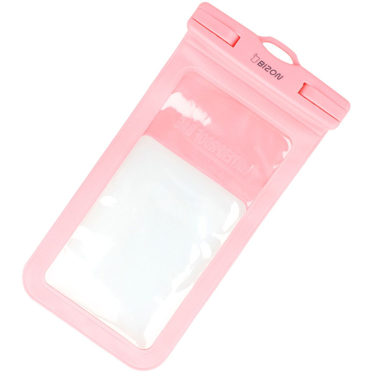 Wasserdichte Handyhülle Bizon Case Hydrowrap, 2 Stück, Rosa
