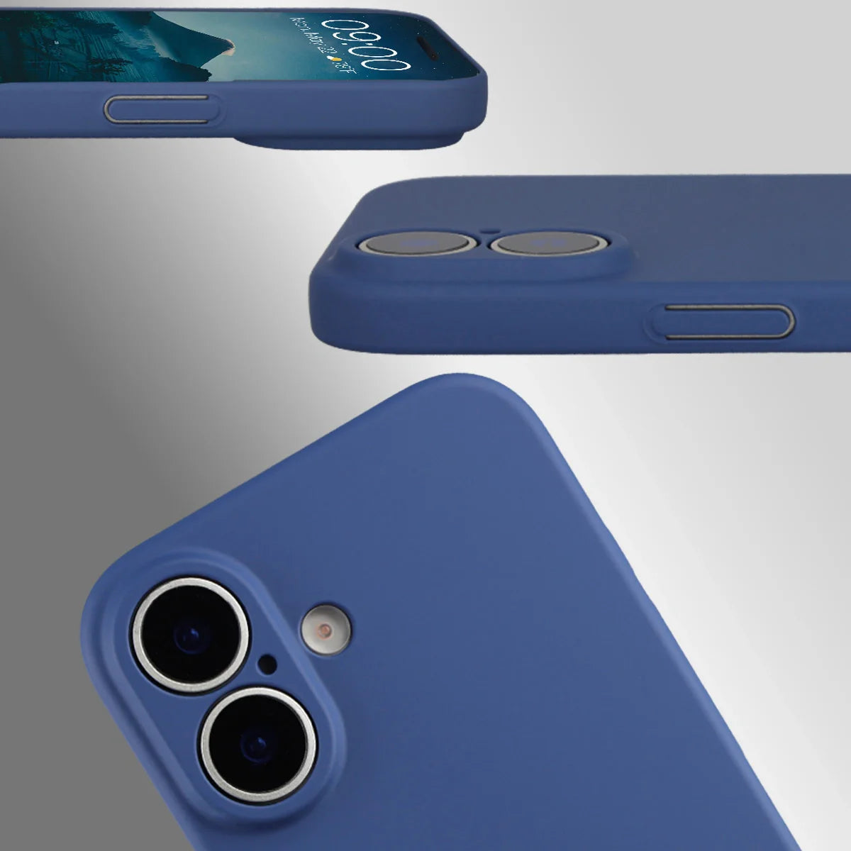 Handyhülle für iPhone 17, Bizon Case Lupka, Blau