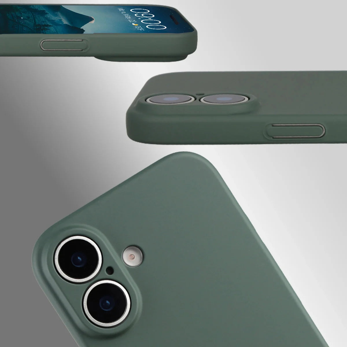 Handyhülle für iPhone 17, Bizon Case Lupka, Grün