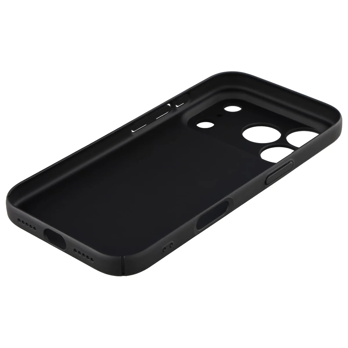 Handyhülle für iPhone 18 Pro, Bizon Case Lupka, Schwarz (3/6)