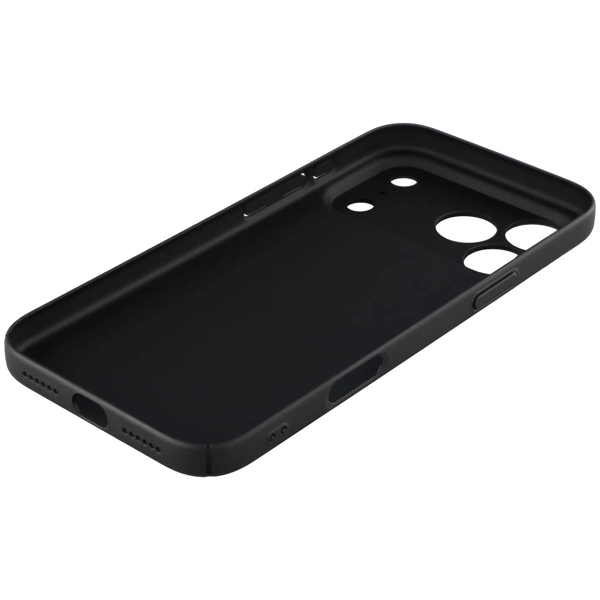 Handyhülle für iPhone 17 Pro Max, Bizon Case Lupka, Schwarz