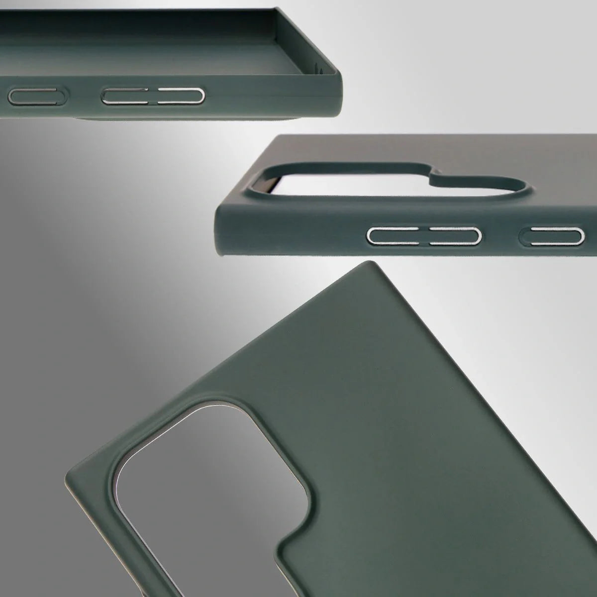 Handyhülle für Galaxy S24 Ultra, Bizon Case Lupka, Grün