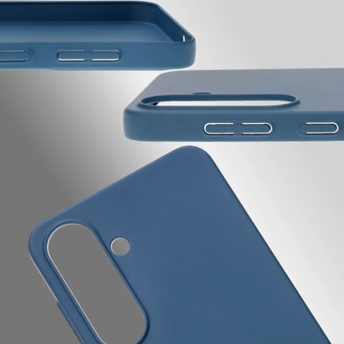 Handyhülle für Galaxy S25, Bizon Case Lupka, Blau