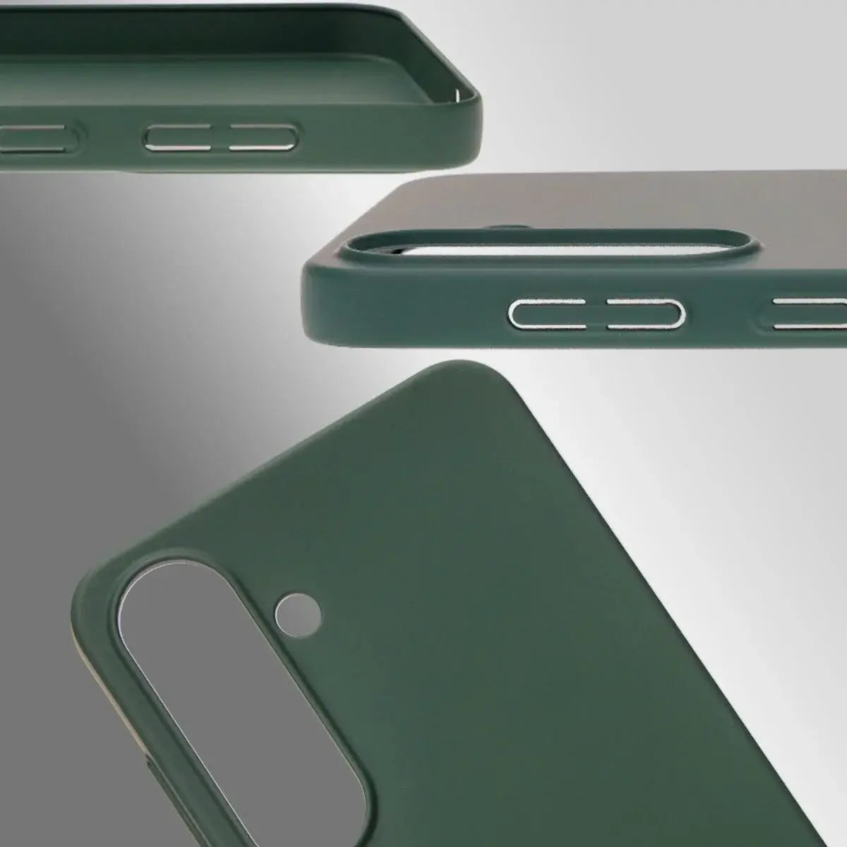Handyhülle für Galaxy S25, Bizon Case Lupka, Grün