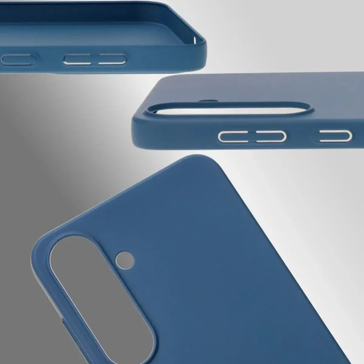 Handyhülle für Galaxy S25 Plus, Bizon Case Lupka, Blau