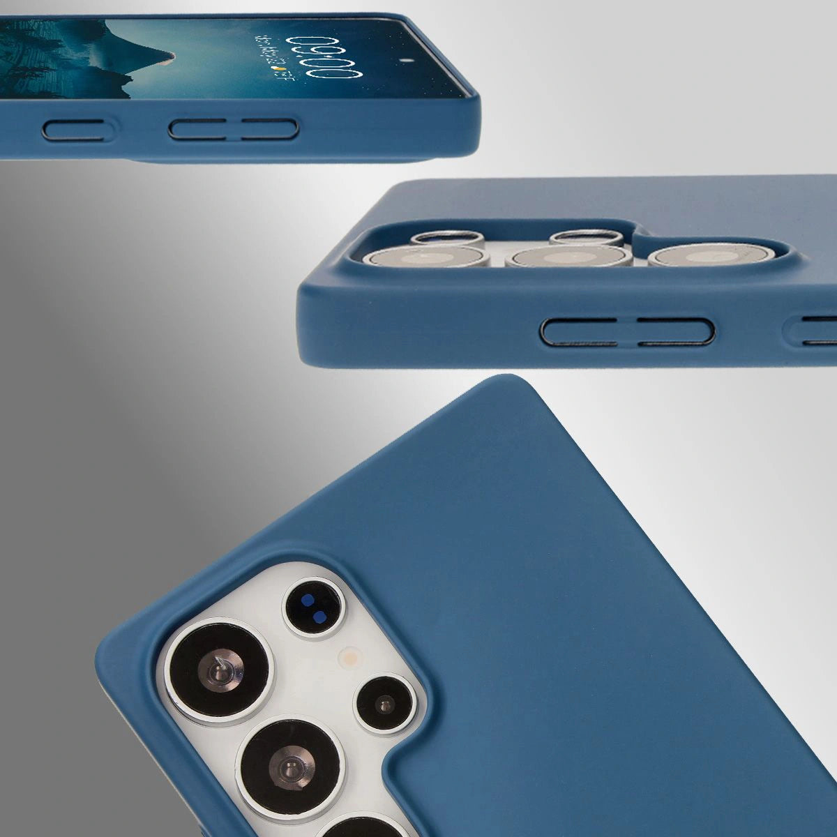 Handyhülle für Galaxy S25 Ultra, Bizon Case Lupka, Blau