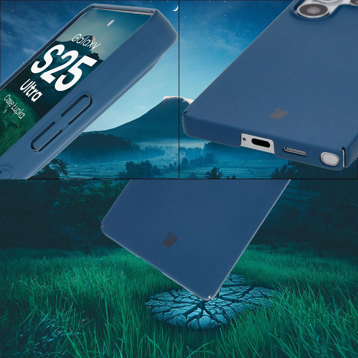 Handyhülle für Galaxy S25 Ultra, Bizon Case Lupka, Blau
