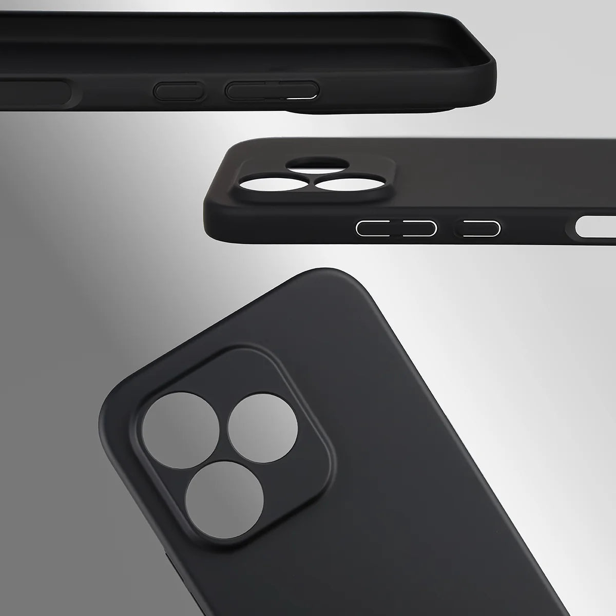 Handyhülle für Honor 600 Lite 5G, Bizon Case Lupka, Schwarz