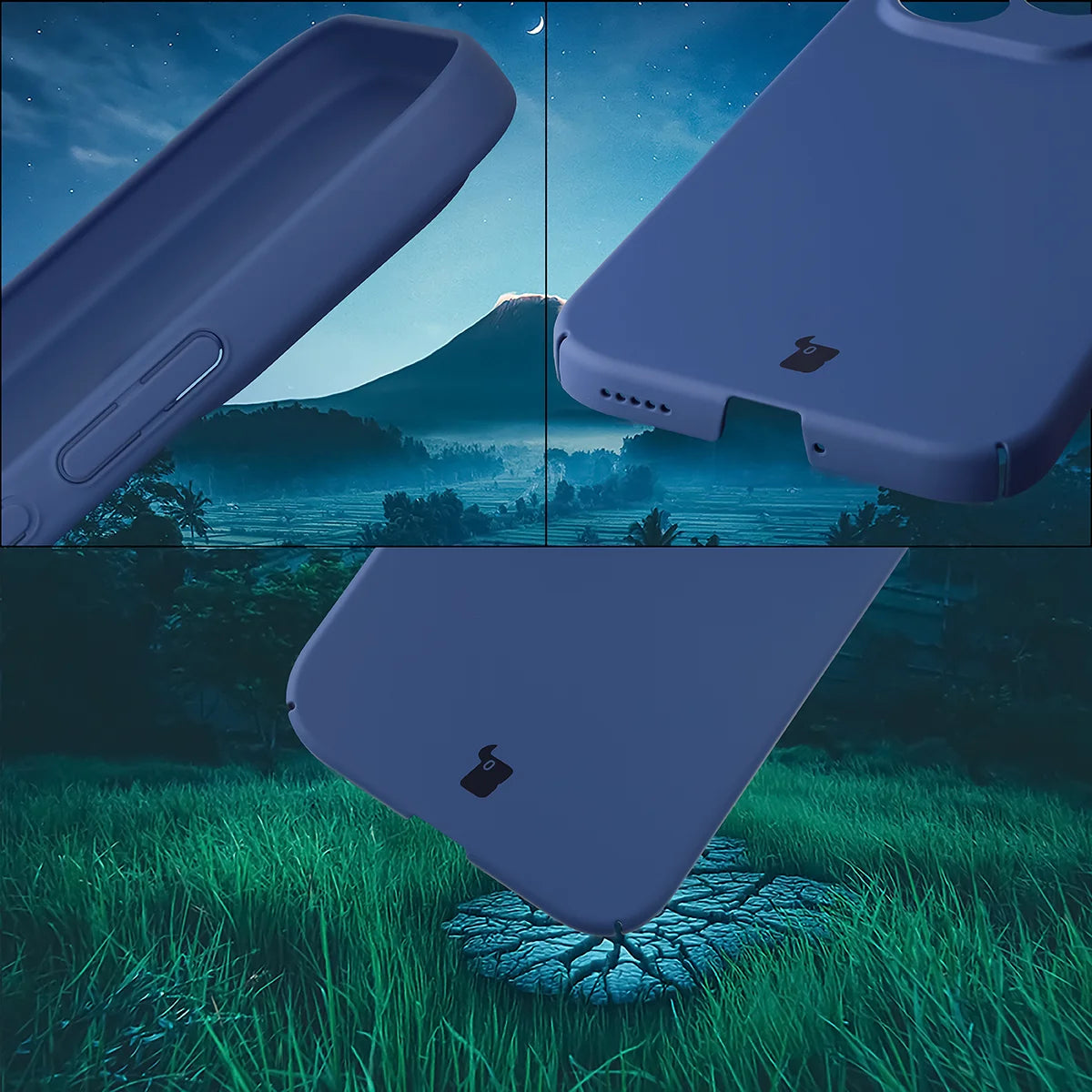 Handyhülle für Honor 600 Lite 5G, Bizon Case Lupka, Blau