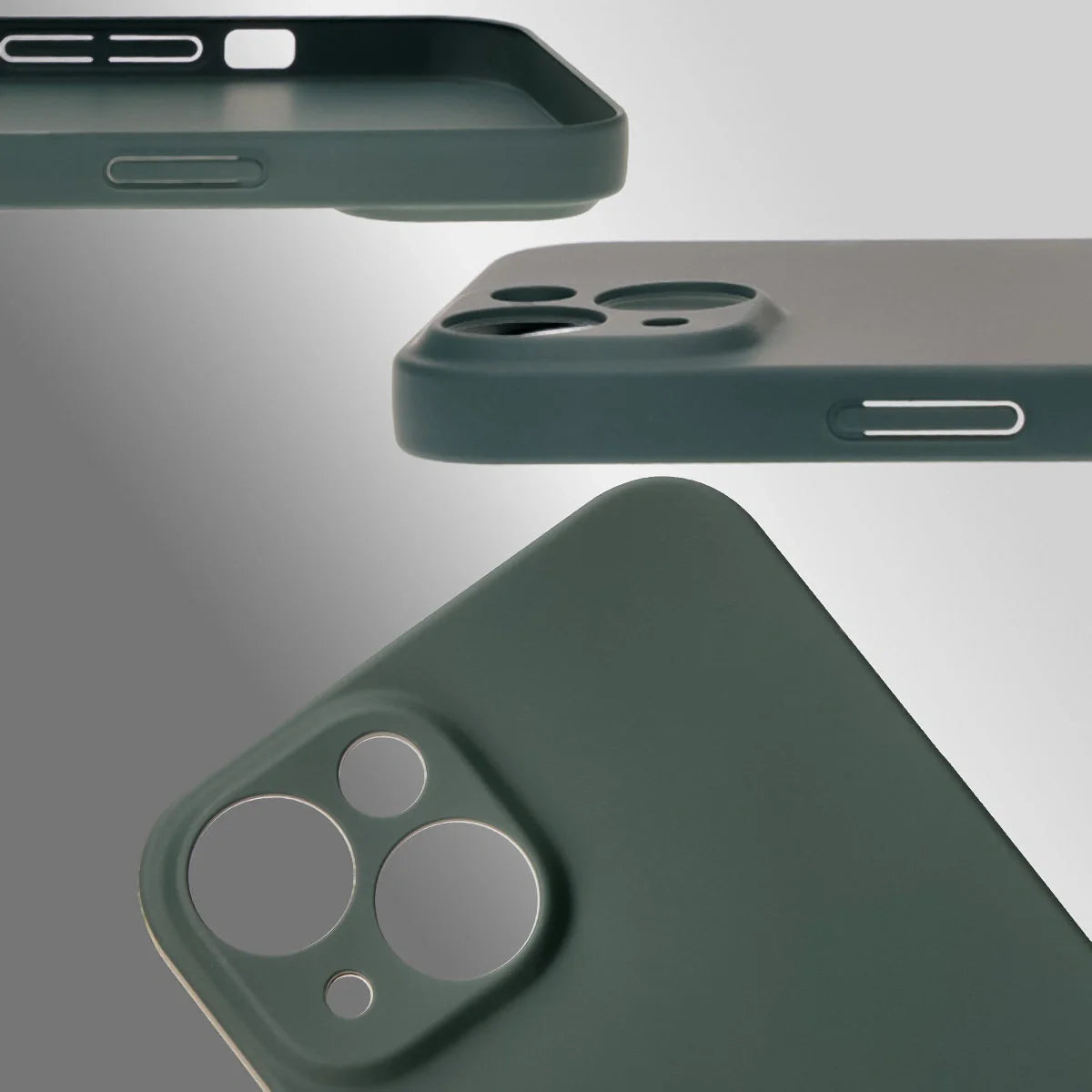 Handyhülle für iPhone 14, Bizon Case Lupka, Grün