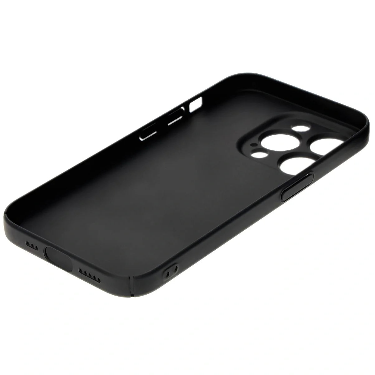 Handyhülle für iPhone 14 Pro, Bizon Case Lupka, Schwarz