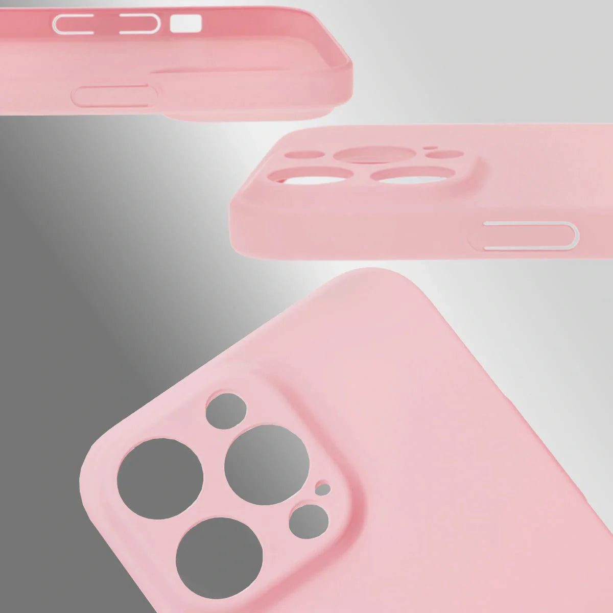 Handyhülle für iPhone 14 Pro Max, Bizon Case Lupka, Rosa