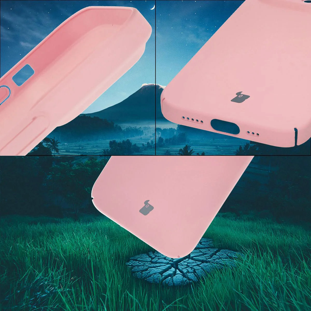 Handyhülle für iPhone 14 Pro Max, Bizon Case Lupka, Rosa