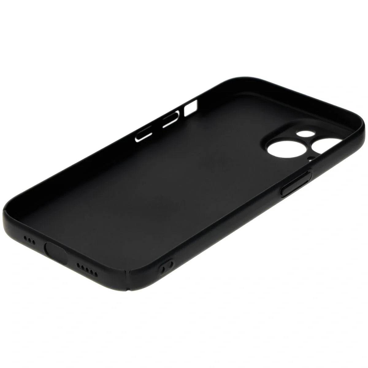 Handyhülle für iPhone 15, Bizon Case Lupka, Schwarz