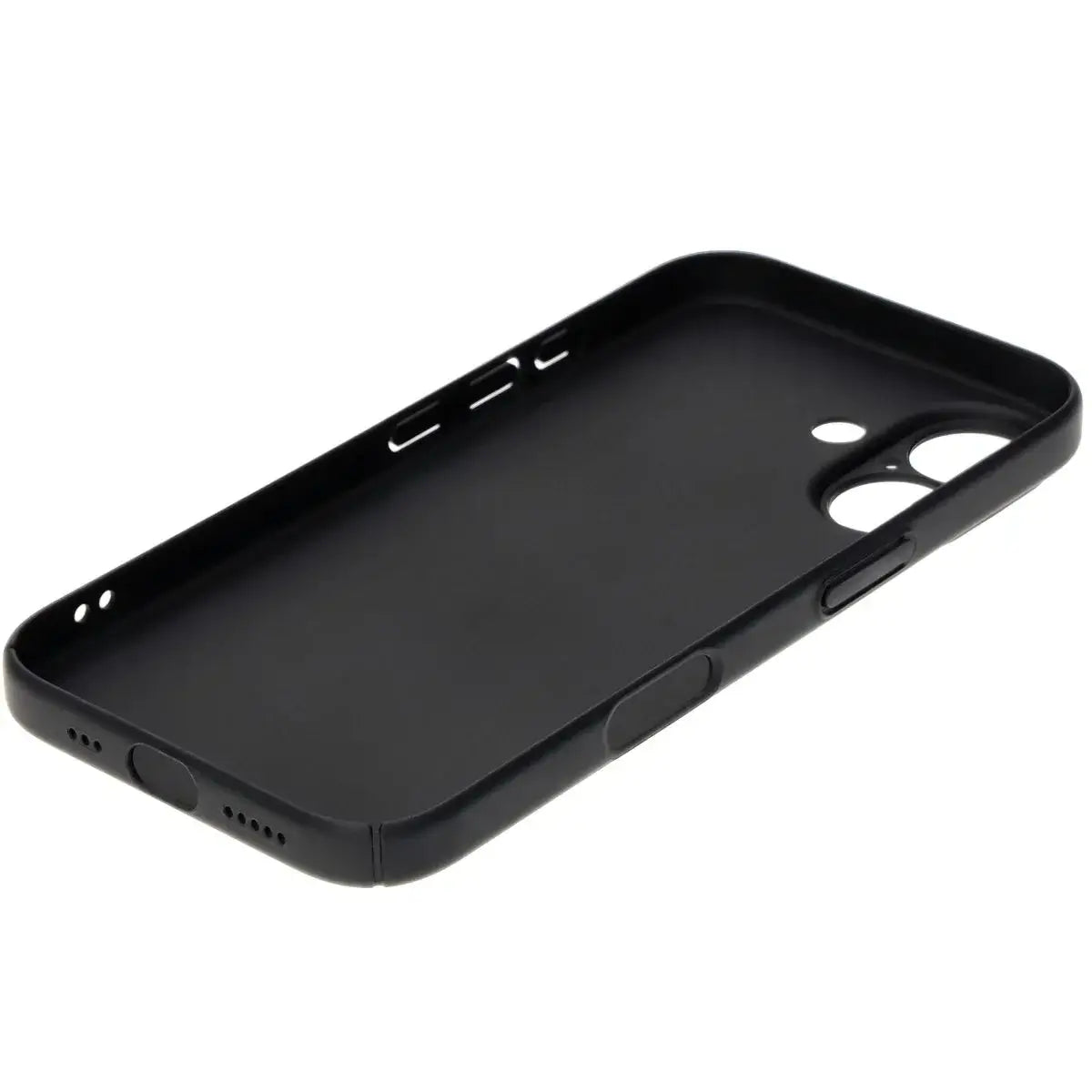 Handyhülle für iPhone 16, Bizon Case Lupka, Schwarz