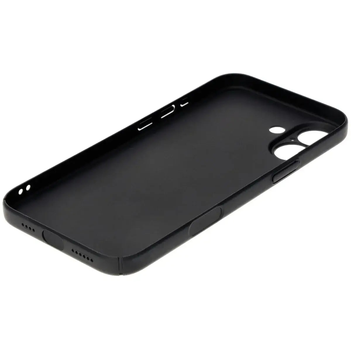Handyhülle für iPhone 16 Plus, Bizon Case Lupka, Schwarz
