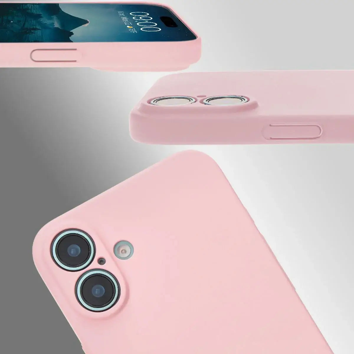 Handyhülle für iPhone 16 Plus, Bizon Case Lupka, Rosa