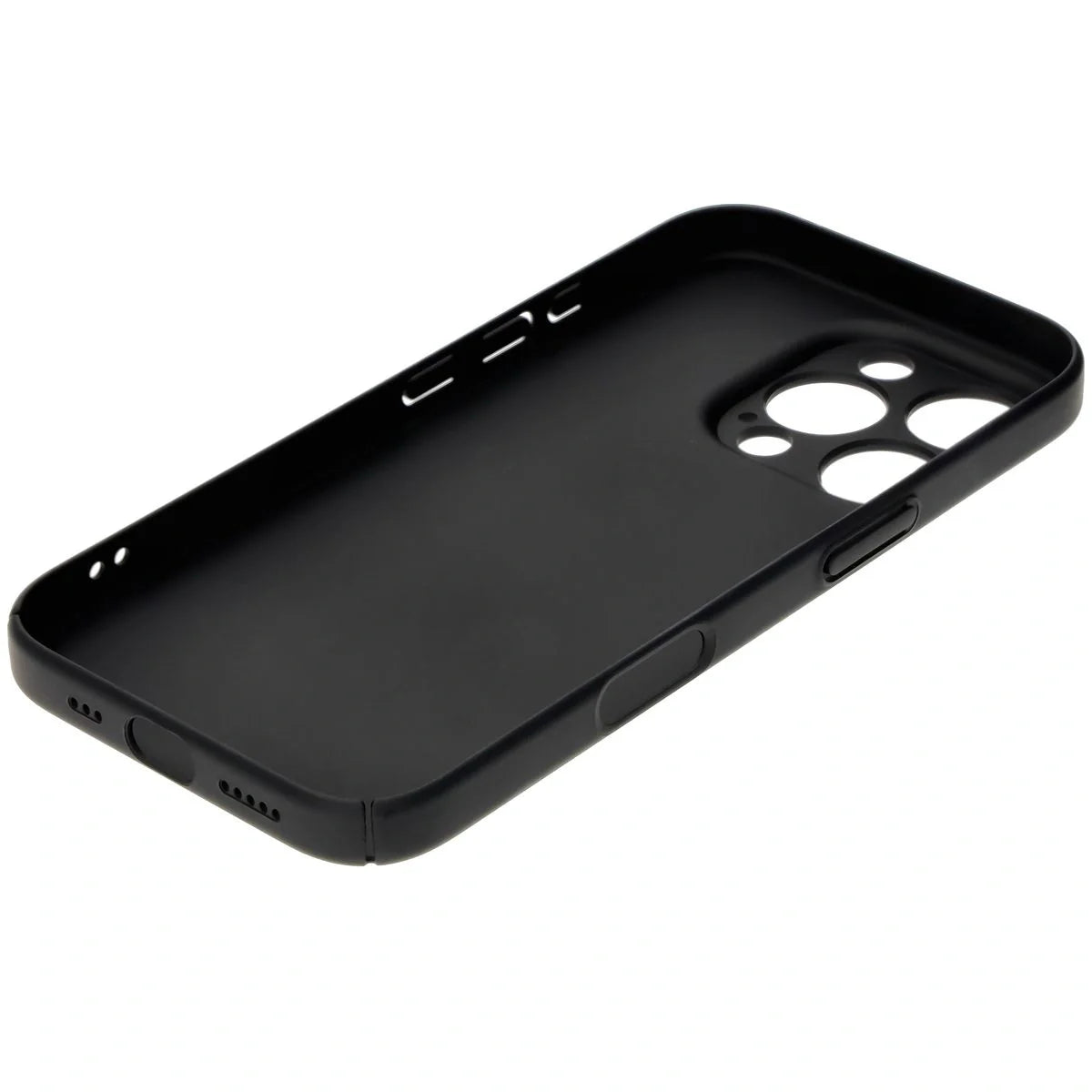 Handyhülle für iPhone 16 Pro, Bizon Case Lupka, Schwarz