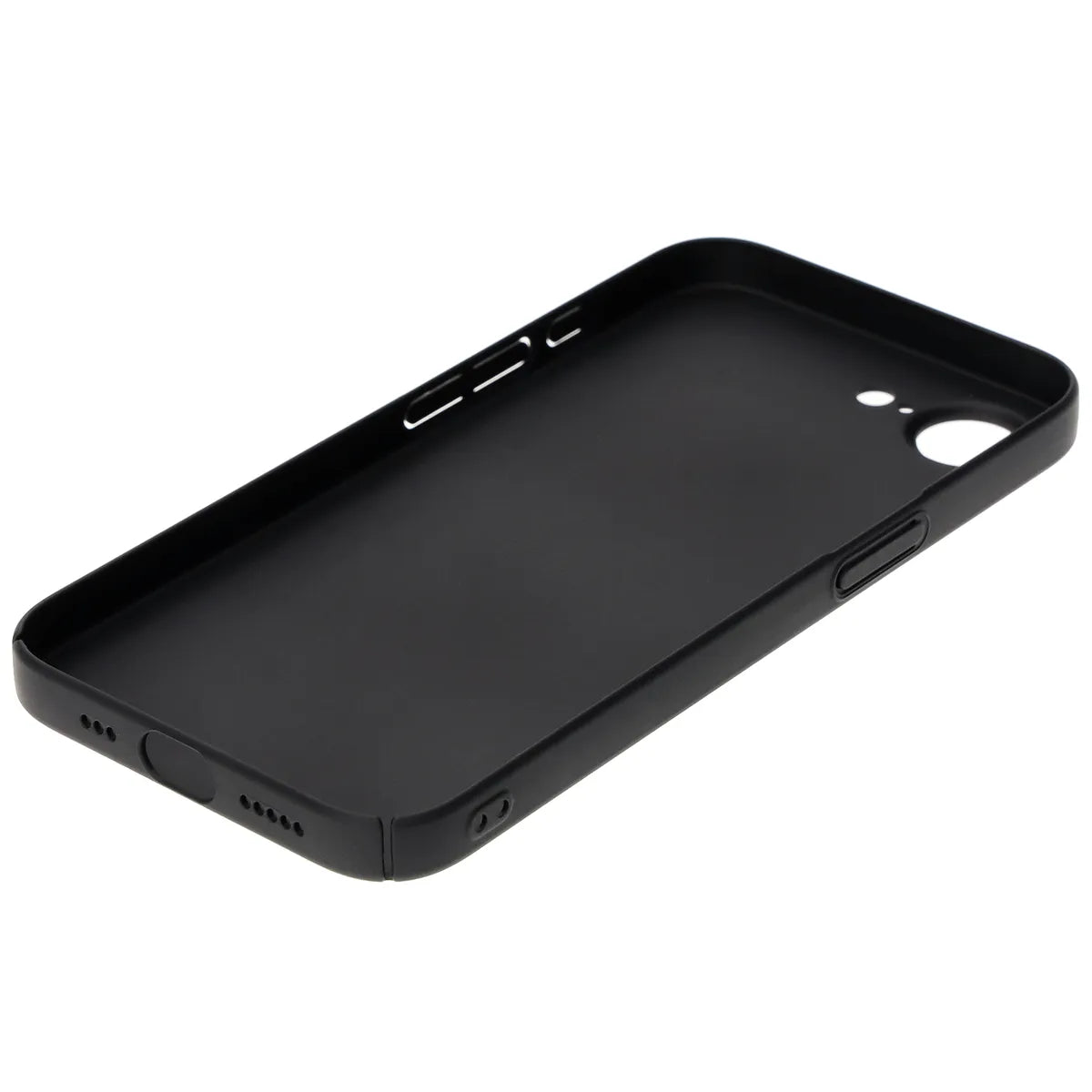 Handyhülle für iPhone 17e / 16e, Bizon Case Lupka, Schwarz