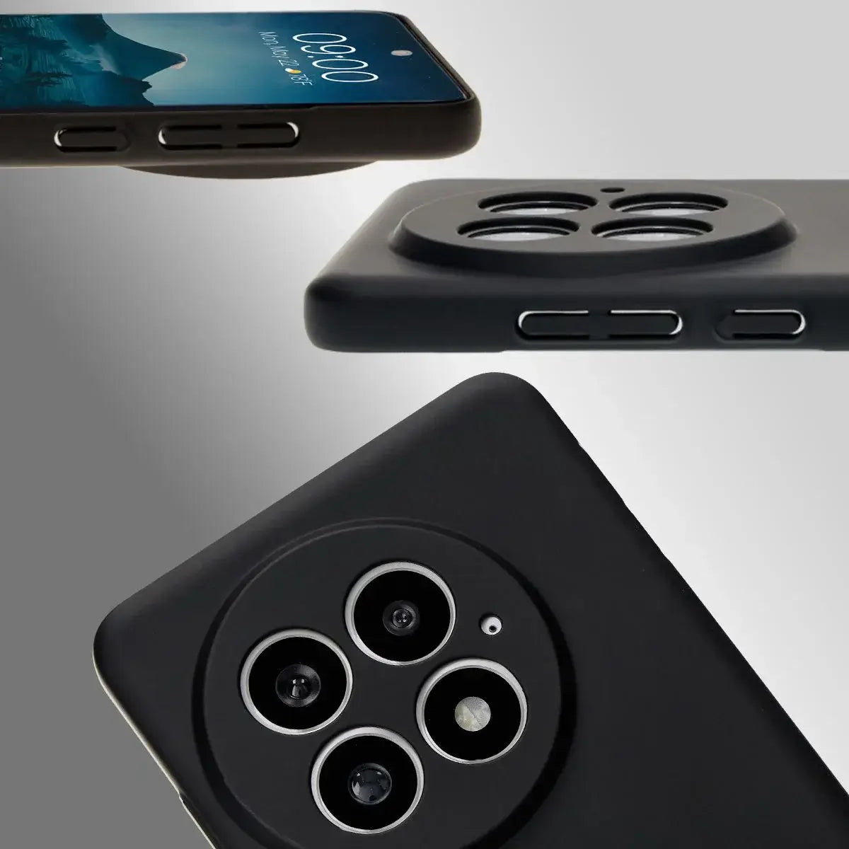 Handyhülle für OnePlus 13, Bizon Case Lupka, Schwarz