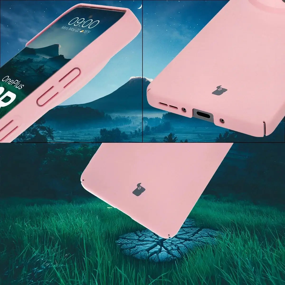 Handyhülle für OnePlus 13R, Bizon Case Lupka, Rosa