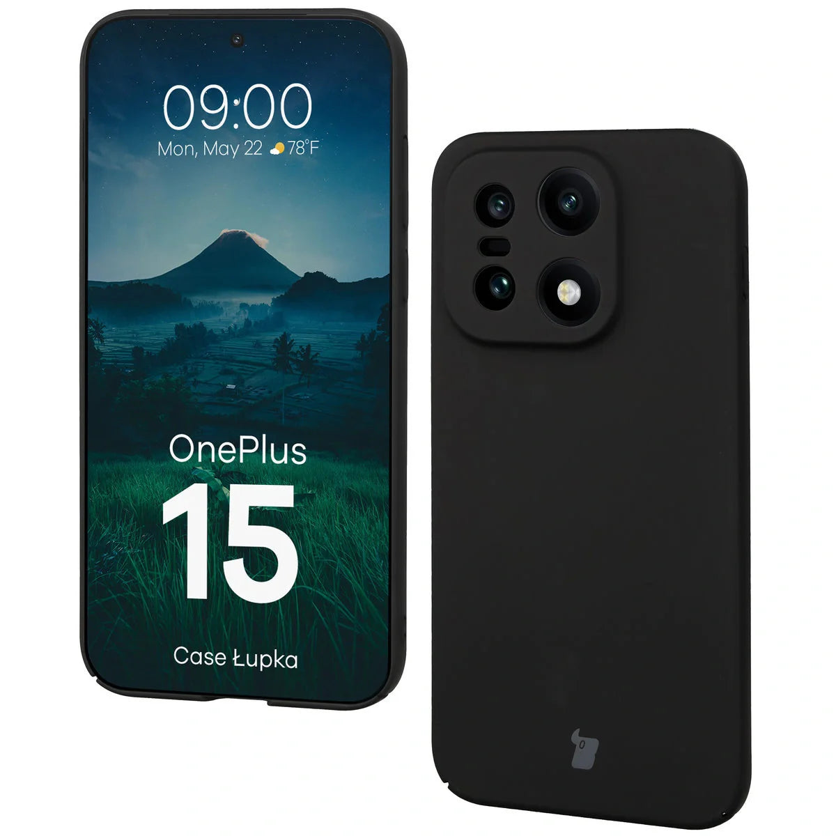 Handyhülle für OnePlus 15, Bizon Case Lupka, Schwarz