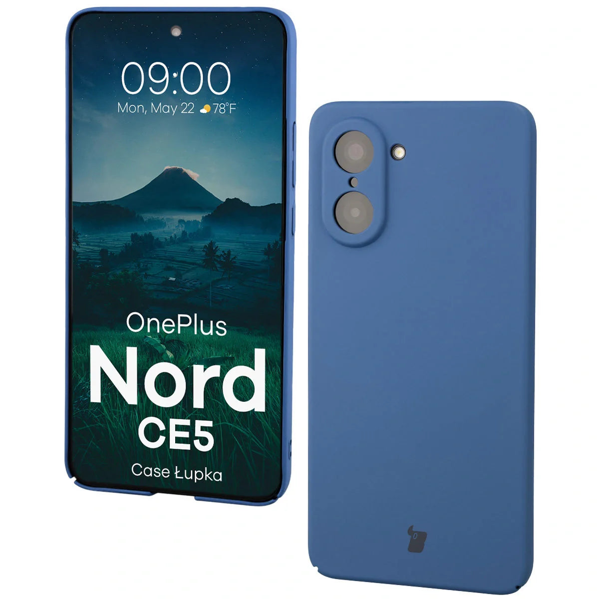 Handyhülle für OnePlus Nord CE5 5G, Bizon Case Lupka, Blau