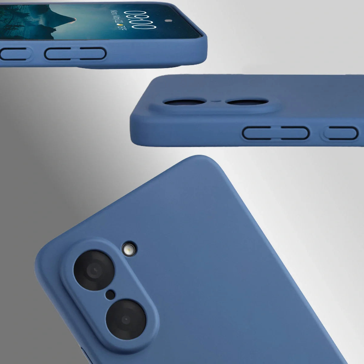 Handyhülle für OnePlus Nord CE5 5G, Bizon Case Lupka, Blau