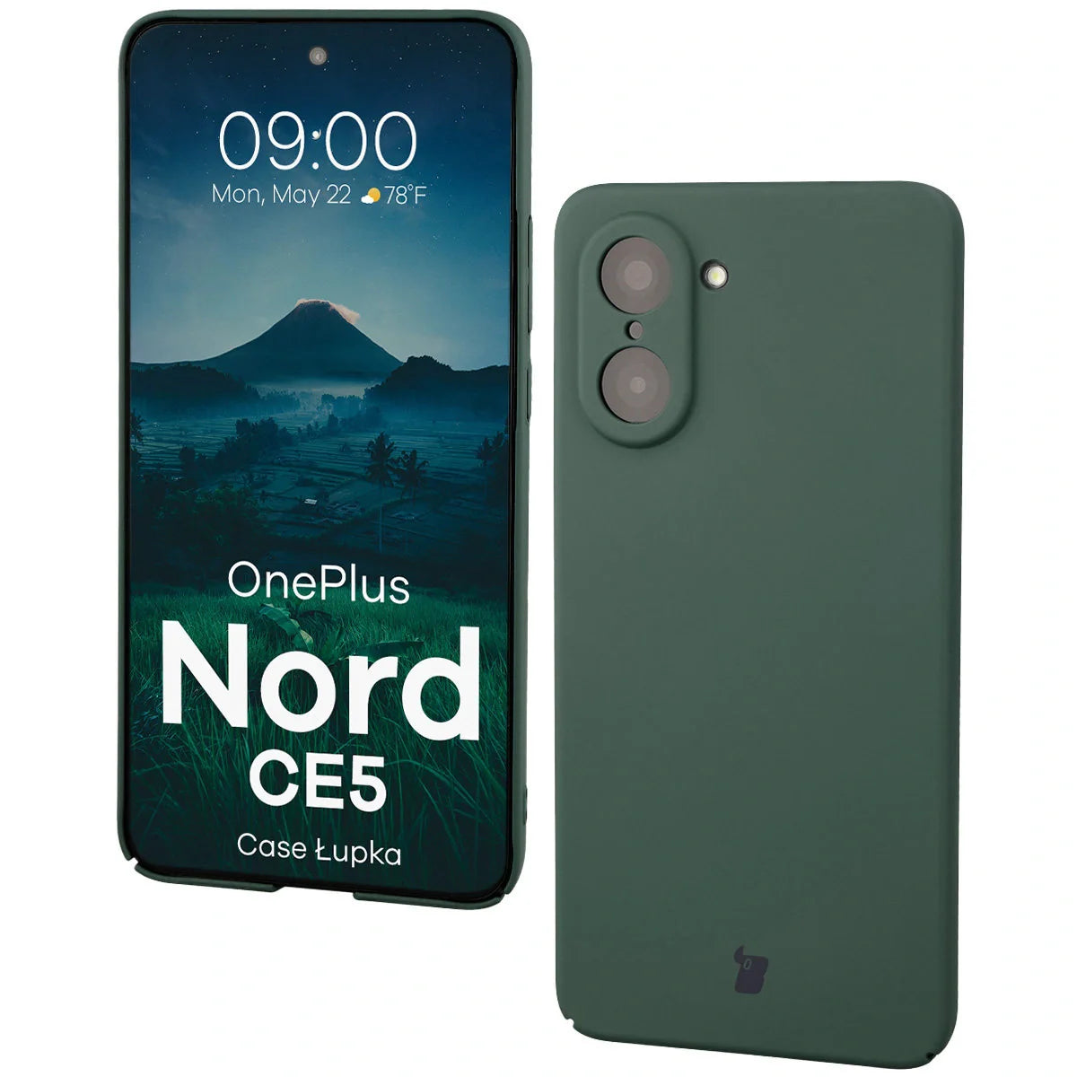 Handyhülle für OnePlus Nord CE5 5G, Bizon Case Lupka, Grün