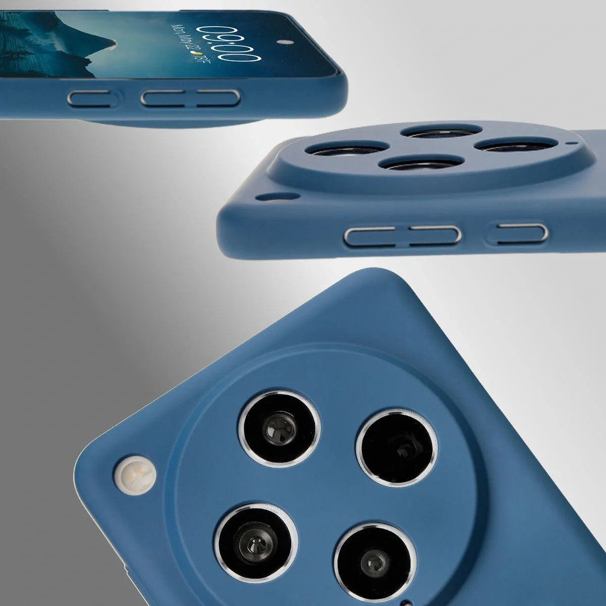 Handyhülle für Oppo Find X8 Pro, Bizon Case Lupka, Blau