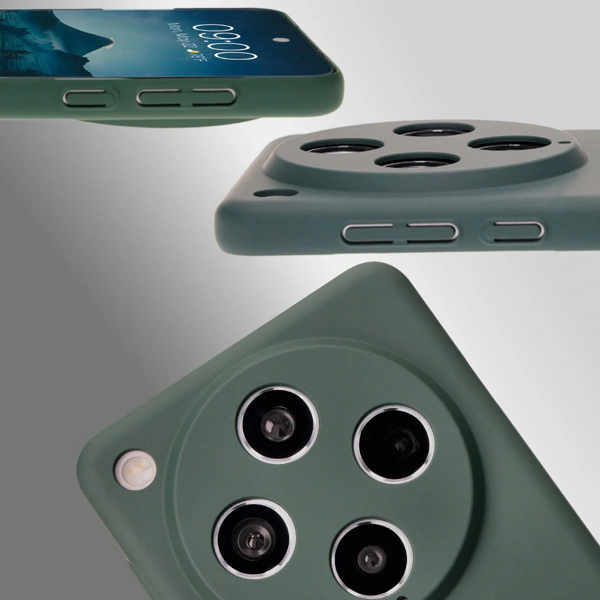 Handyhülle für Oppo Find X8 Pro, Bizon Case Lupka, Grün