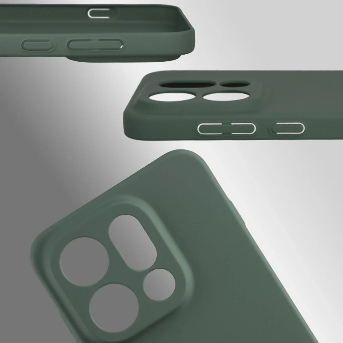 Handyhülle für Oppo Find X9, Bizon Case Lupka, Grün