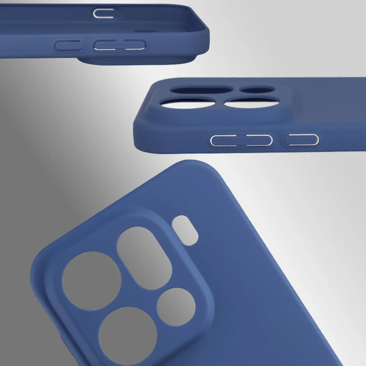 Handyhülle für Oppo Find X9 Pro, Bizon Case Lupka, Blau