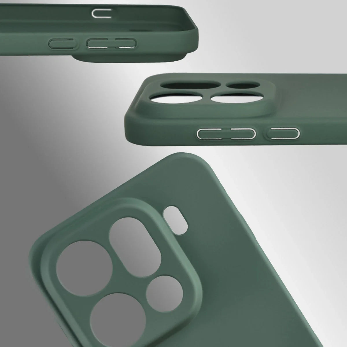 Handyhülle für Oppo Find X9 Pro, Bizon Case Lupka, Grün
