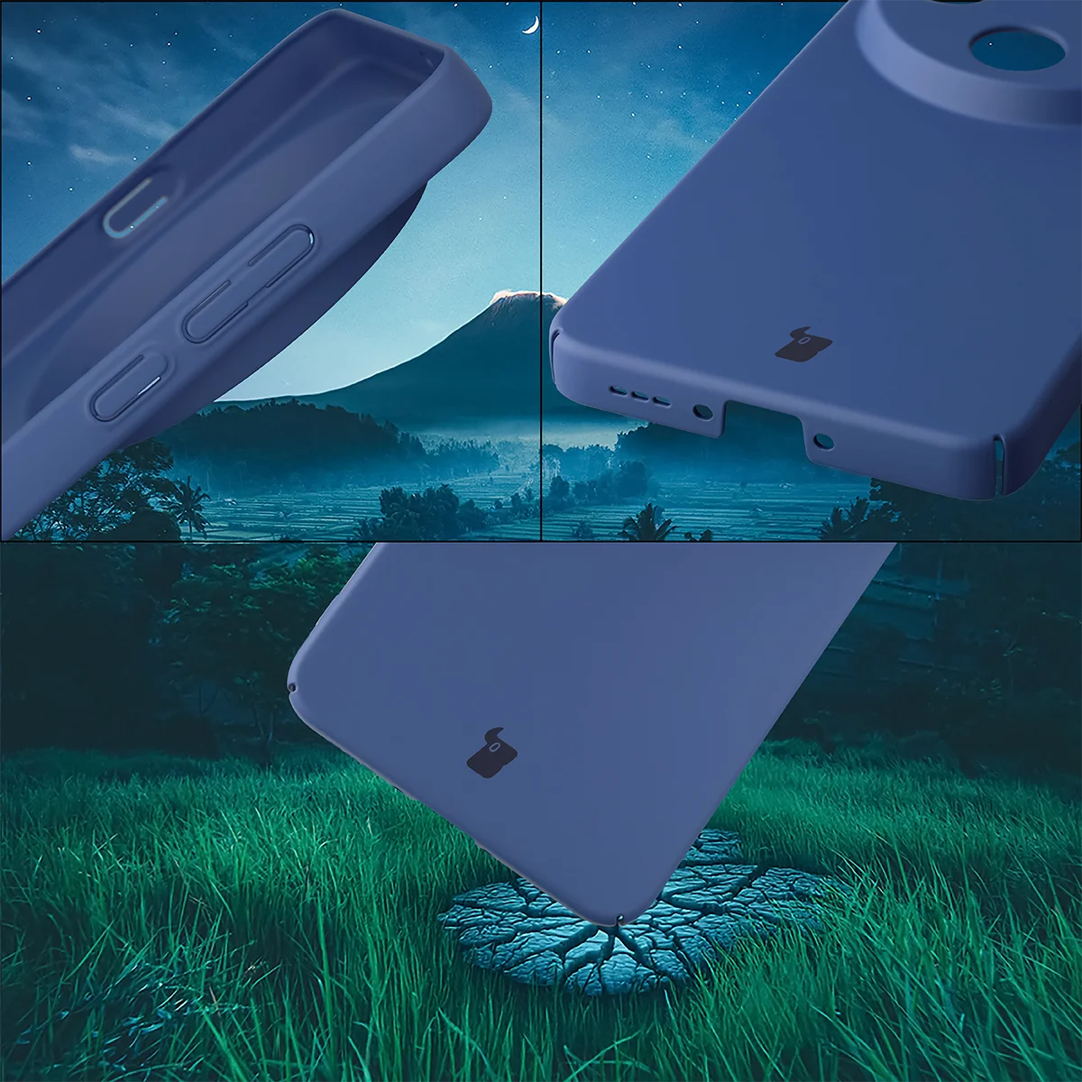 Handyhülle für Oppo Find X9 Ultra, Bizon Case Lupka, Blau