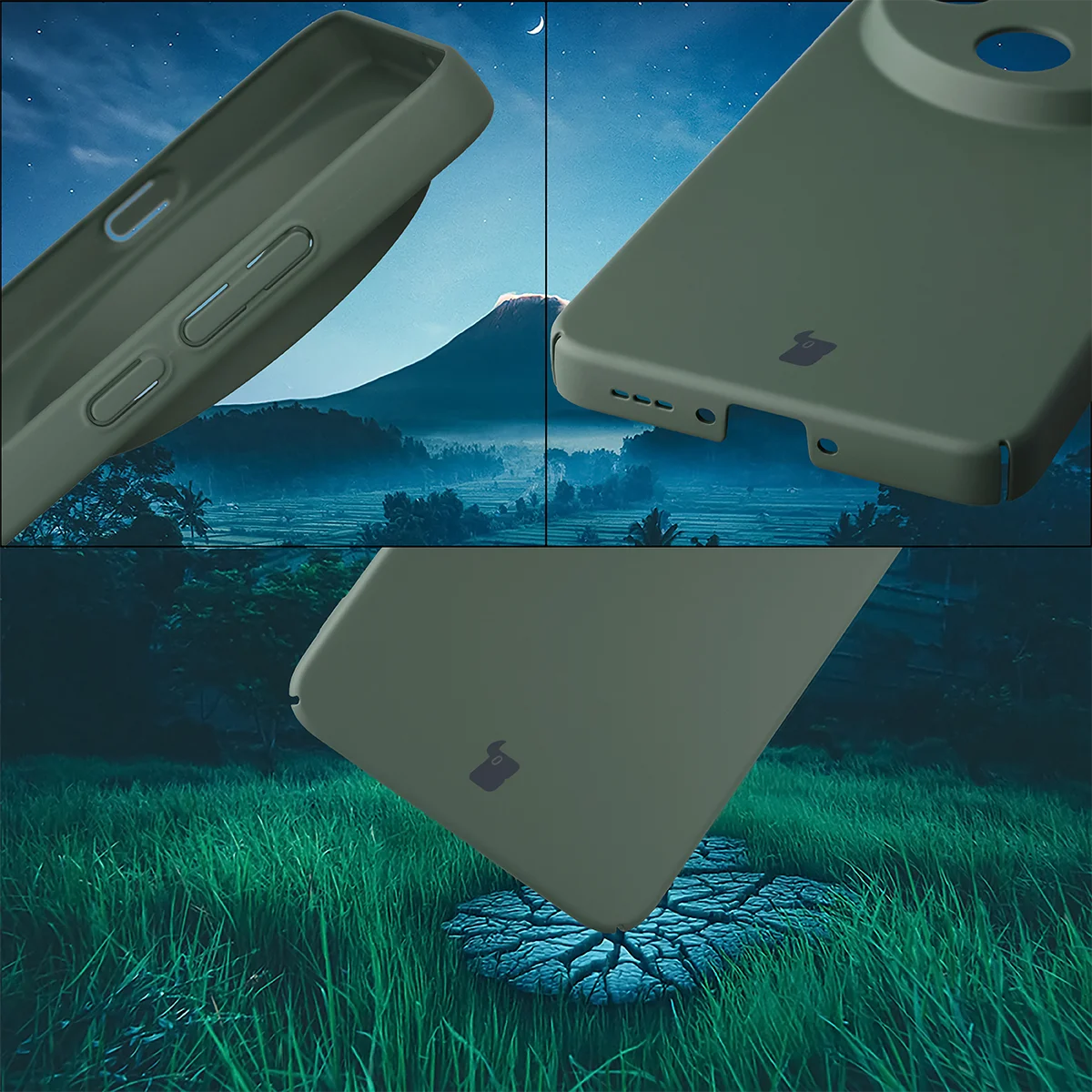 Handyhülle für Oppo Find X9 Ultra, Bizon Case Lupka, Grün