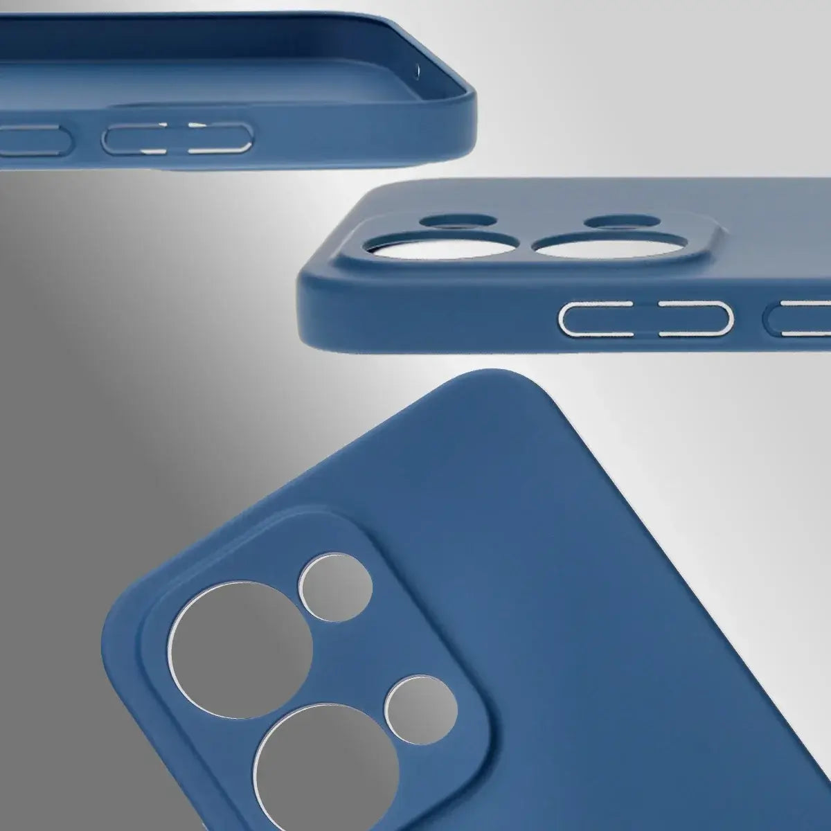 Handyhülle für Oppo Reno13, Bizon Case Lupka, Blau