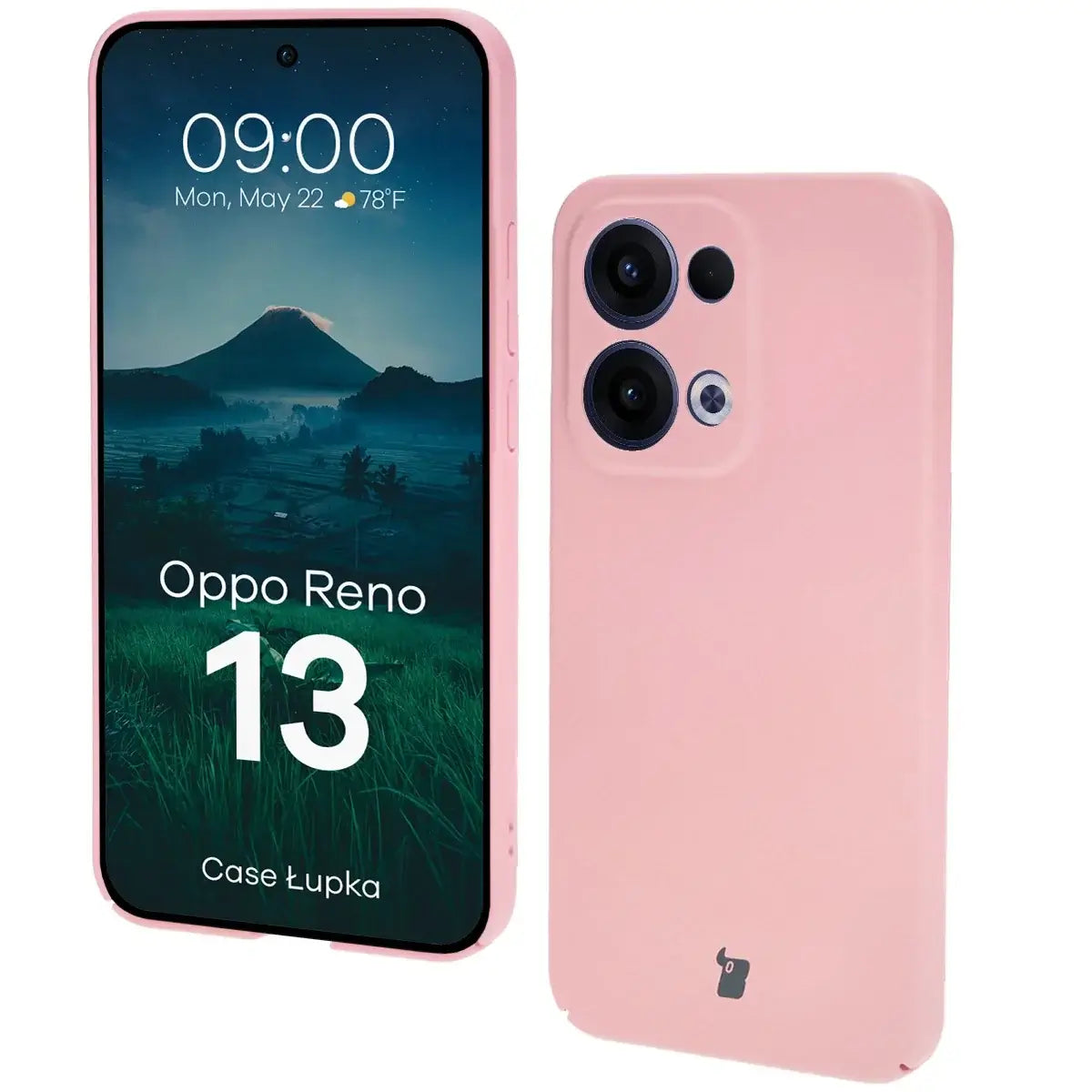 Handyhülle für Oppo Reno13, Bizon Case Lupka, Rosa
