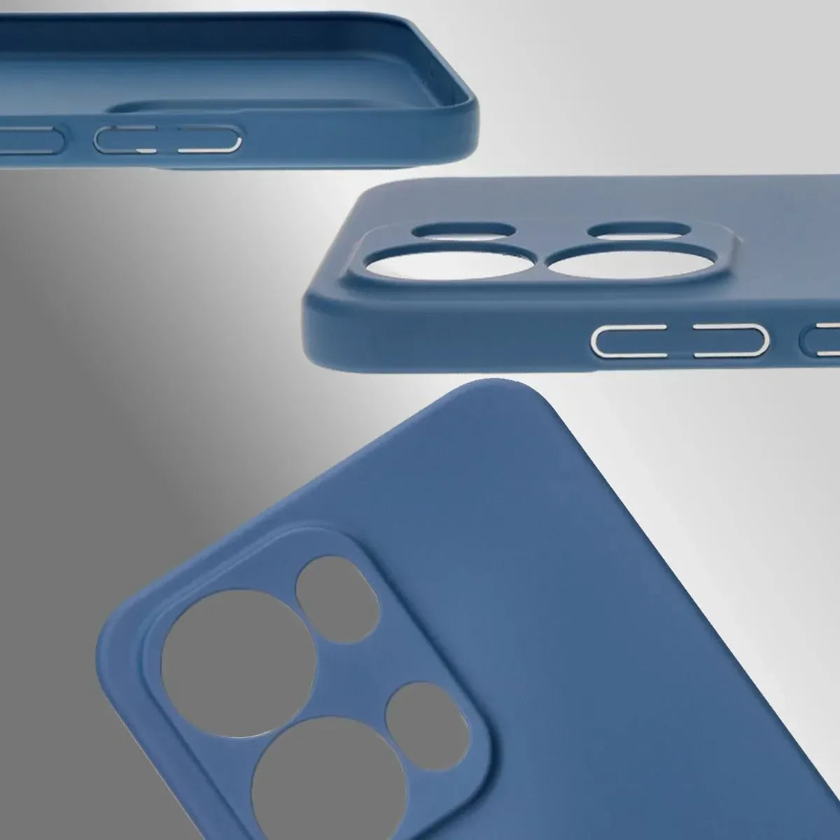 Handyhülle für Oppo Reno13 Pro, Bizon Case Lupka, Blau