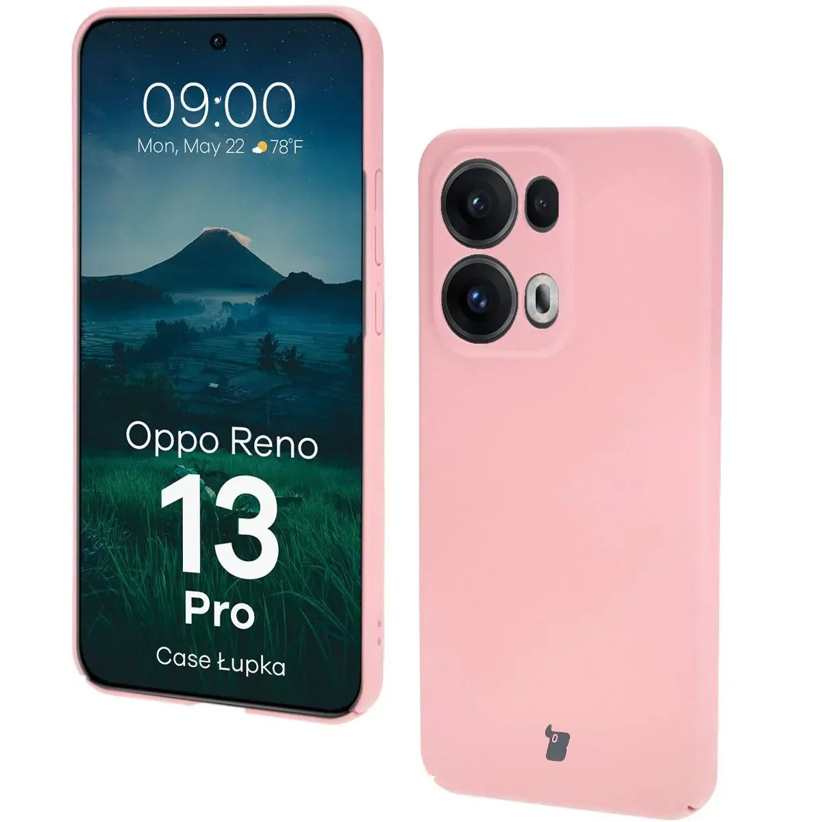 Handyhülle für Oppo Reno13 Pro, Bizon Case Lupka, Rosa