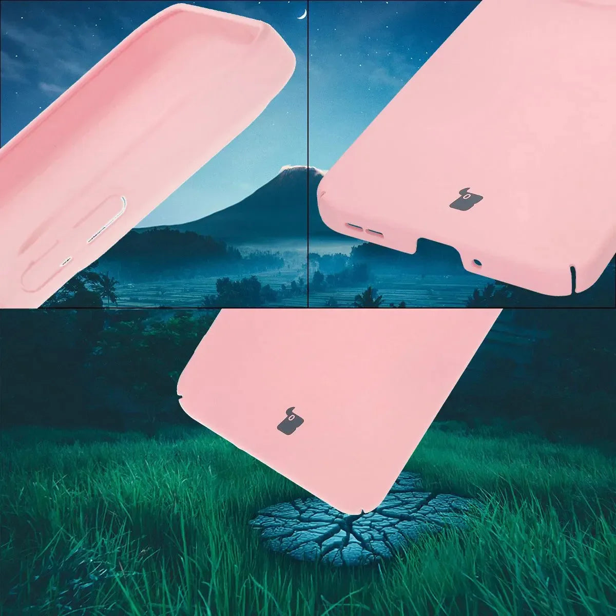 Handyhülle für Oppo Reno13 Pro, Bizon Case Lupka, Rosa