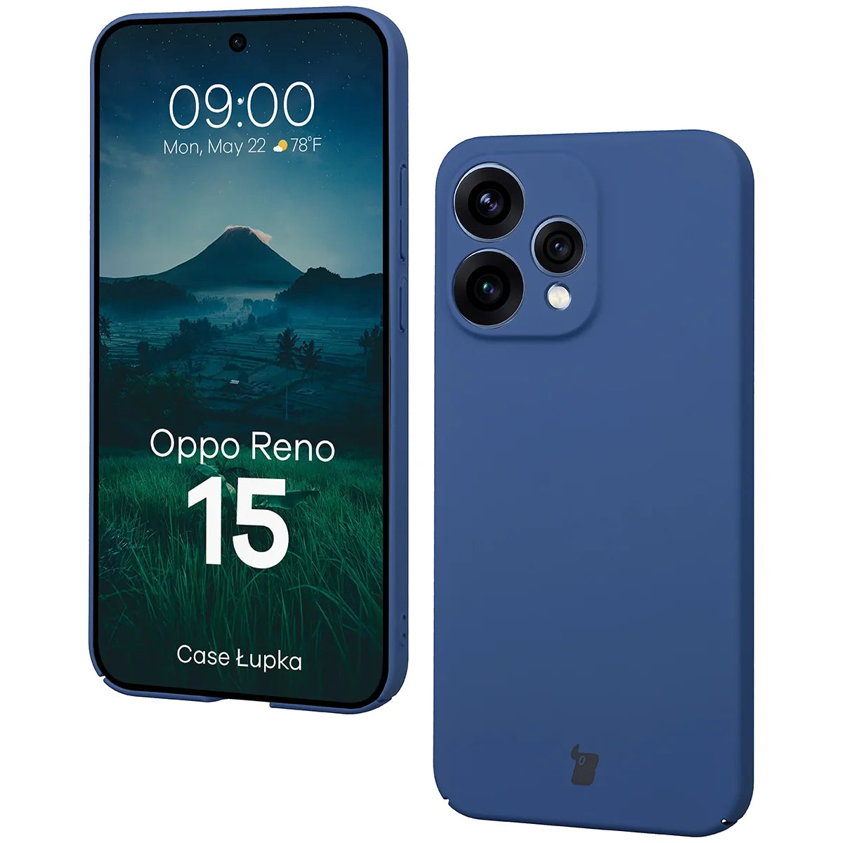 Handyhülle für Oppo Reno 15, Bizon Case Lupka, Blau