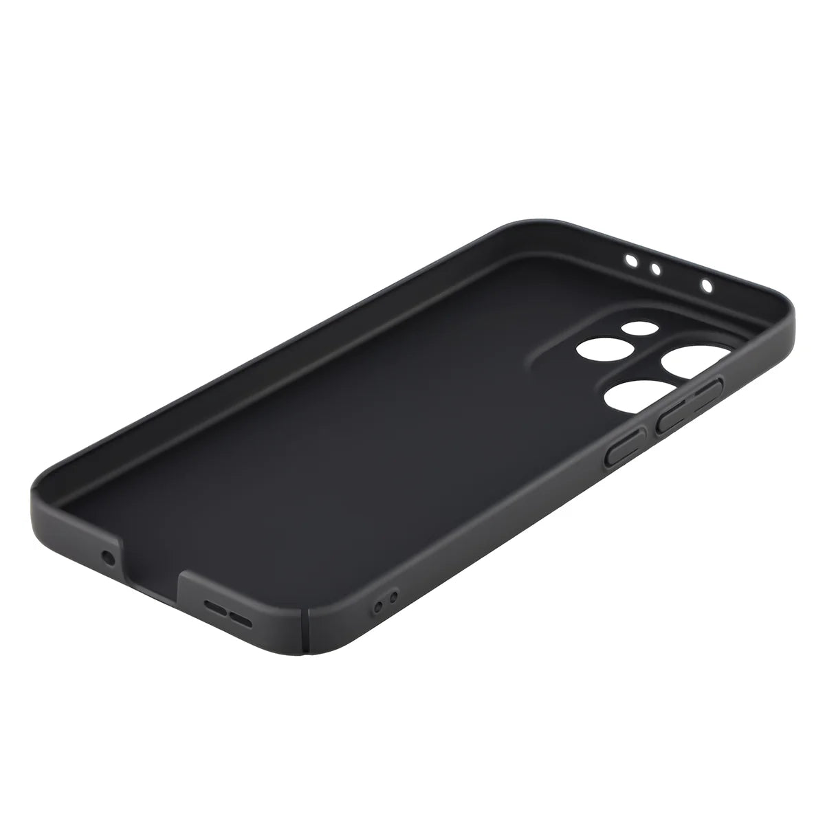 Handyhülle für Oppo Reno 15 Pro, Bizon Case Lupka, Schwarz