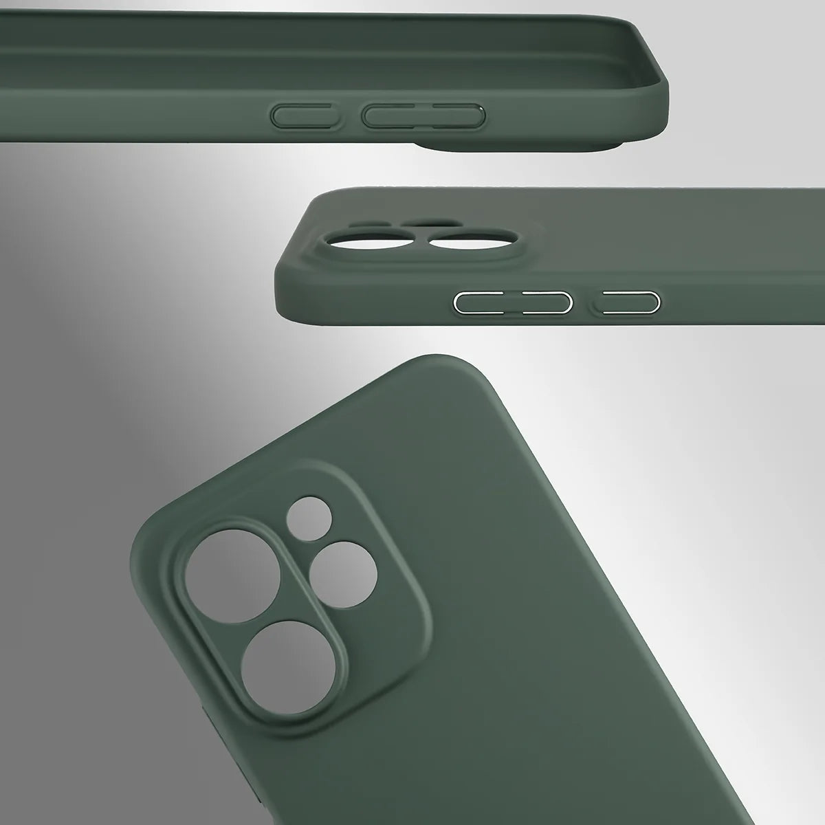 Handyhülle für Oppo Reno 15 Pro, Bizon Case Lupka, Grün