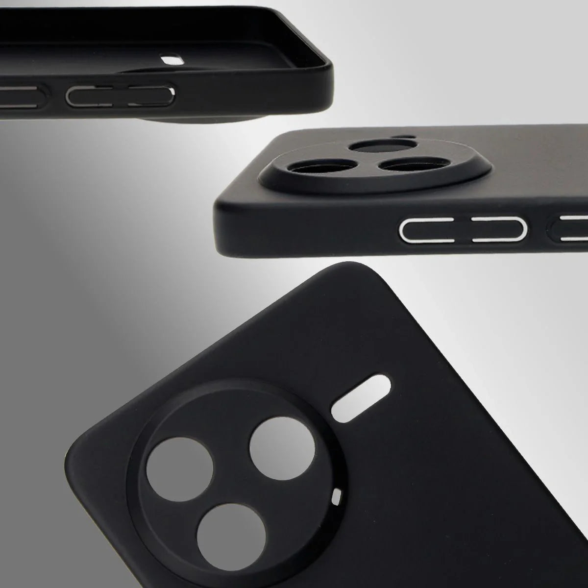 Handyhülle für Xiaomi Poco F7 Pro, Bizon Case Lupka, Schwarz
